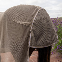 Capa anti-moscas com proteção ventral Comfort Kentucky Bege aos quadrados Capa anti-moscas com proteção ventral Comfort Kentucky Bege aos quadrados