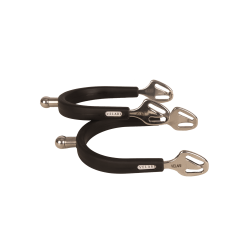 Esporas de bola em aço com borracha Velari Aço inoxidável Esporas de bola em aço com borracha Velari Aço inoxidável