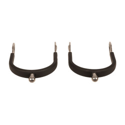 Esporas de bola em aço com borracha Velari Aço inoxidável