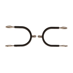 Esporas de bola em aço com borracha Velari Aço inoxidável