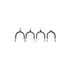 Esporas de bola em aço com borracha Velari Aço inoxidável Esporas de bola em aço com borracha Velari Aço inoxidável