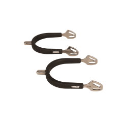 Esporas redondas de aço com borracha Velari Aço inoxidável Esporas redondas de aço com borracha Velari Aço inoxidável