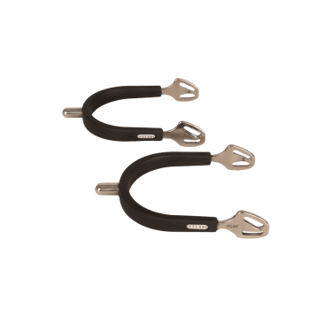 Esporas redondas de aço com borracha Velari Aço inoxidável Esporas redondas de aço com borracha Velari Aço inoxidável