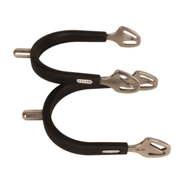 Esporas redondas de aço com borracha Velari Aço inoxidável