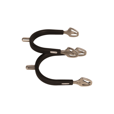 Esporas redondas de aço com borracha Velari Aço inoxidável Esporas redondas de aço com borracha Velari Aço inoxidável