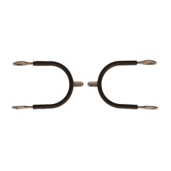 Esporas redondas de aço com borracha Velari Aço inoxidável