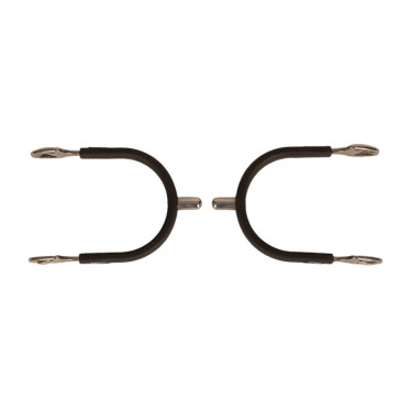 Esporas redondas de aço com borracha Velari Aço inoxidável