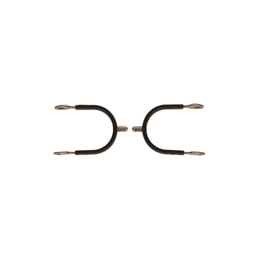 Esporas redondas de aço com borracha Velari Aço inoxidável Esporas redondas de aço com borracha Velari Aço inoxidável