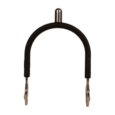 Esporas redondas de aço com borracha Velari Aço inoxidável