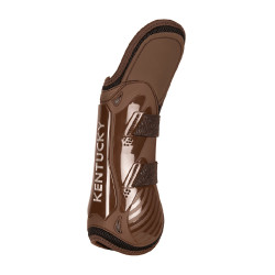 Guarnições dianteiras com proteção elástica do carpo Kentucky Castanho