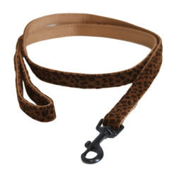 Trela para cão Leopard Kentucky Castanho leopardo