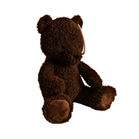 Brinquedo relaxante de pelúcia para cavalo Kentucky Castanho