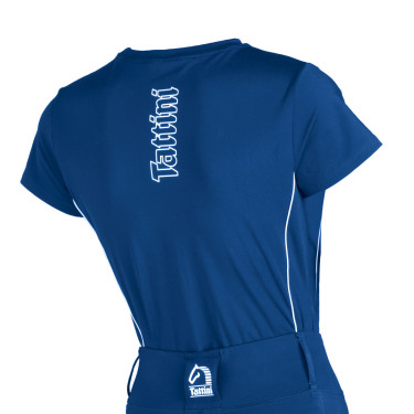 Polo Tattini Passiflora menina Azul nacional