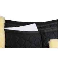 Amortecedor de carneiro verdadeiro Estilo HKM Natureza Bege