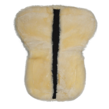 Amortecedor de carneiro verdadeiro Estilo HKM Natureza Bege Amortecedor de carneiro verdadeiro Estilo HKM Natureza Bege