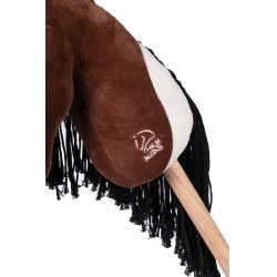 Cavalo de Pau HKM Professional Slim Line Castanho / branco