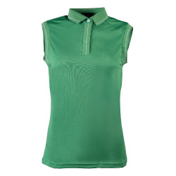 Polo feminino sem mangas Catherine HKM Verde