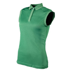 Polo feminino sem mangas Catherine HKM Verde