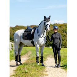 LeMieux Suede Dressage Square Reflective Preto LeMieux Suede Dressage Square Reflective Preto