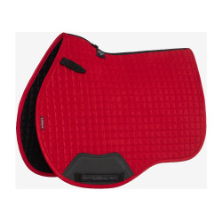 Tapete LeMieux Reflective Suede Misto GP Square Chilli Vermelho