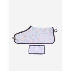 Cobertura Toy Pony LeMieux com estampado Lemon Lilás Violeta