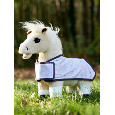 Cobertura Toy Pony LeMieux com estampado Lemon Lilás Violeta