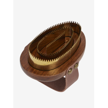 Rasqueadeira metálica LeMieux Artisan Castanho