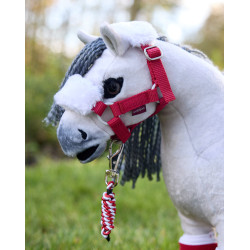 Corda de condução e cabresto Toy Pony LeMieux de Natal Vermelho