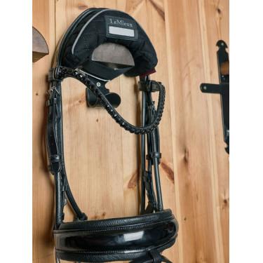 Suporte para bridão LeMieux Preto