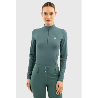 Polo Técnico Harcour Tess feminino Pavão Azul Polo Técnico Harcour Tess feminino Pavão Azul