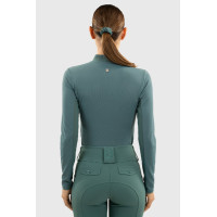 Polo Técnico Harcour Tess feminino Pavão Azul