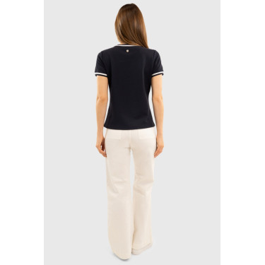 T-shirt Harcour Belsara mulher Marinho Azul-marinho