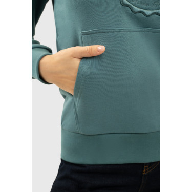 Sweat Harcour Sama mulher Pavão Azul