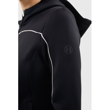 Casaco Moletom com Zíper Harcour Bryssea Marinho Azul-marinho Casaco Moletom com Zíper Harcour Bryssea Marinho Azul-marinho