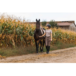 Calça Equithème Originals Jessie  Cinzento-acastanhado Castanho