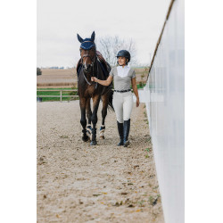 Polo Equithème Tóquio Cinzento-acastanhado Castanho Polo Equithème Tóquio Cinzento-acastanhado Castanho