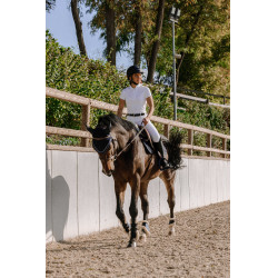 Polo Equithème Tóquio Cinzento-acastanhado Castanho Polo Equithème Tóquio Cinzento-acastanhado Castanho