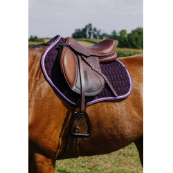 Almofada de sela Equithème Eclat Violeta