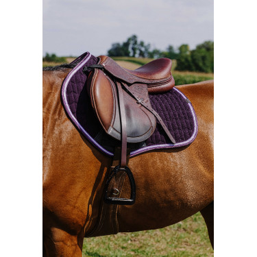 Almofada de sela Equithème Eclat Violeta