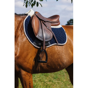 Almofada de sela Equithème Dinard Marinho Azul-marinho
