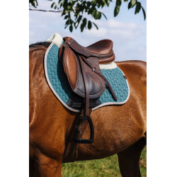 Almofada de sela Equithème Dinard Verde