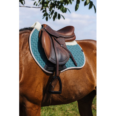 Almofada de sela Equithème Dinard Verde