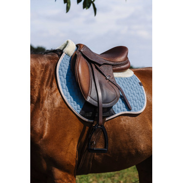 Almofada de sela Equithème Dinard Azul céu