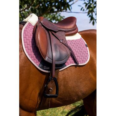 Almofada de sela Equithème Dinard Rosa velho