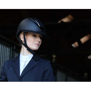 Galão removível para capacete Lami-Cell Strass Preto