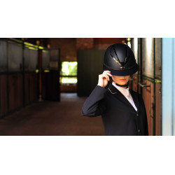 Galão removível para capacete Lami-Cell Strass Preto