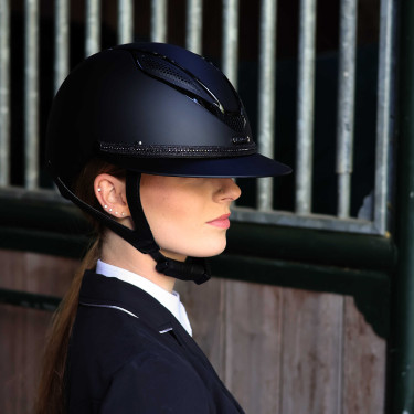 Galão removível para capacete Lami-Cell Strass Preto