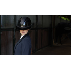 Galão removível para capacete Lami-Cell Glitter Preto