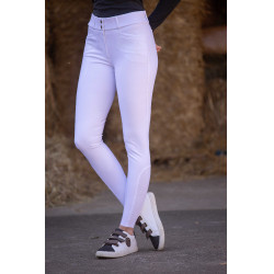 Calça de equitação Pénélope Majestic Branco Calça de equitação Pénélope Majestic Branco