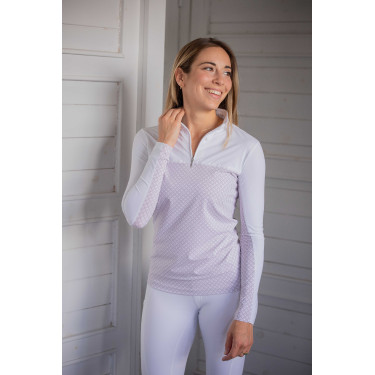 Polo PENELOPE - Debbie Branco / rosa